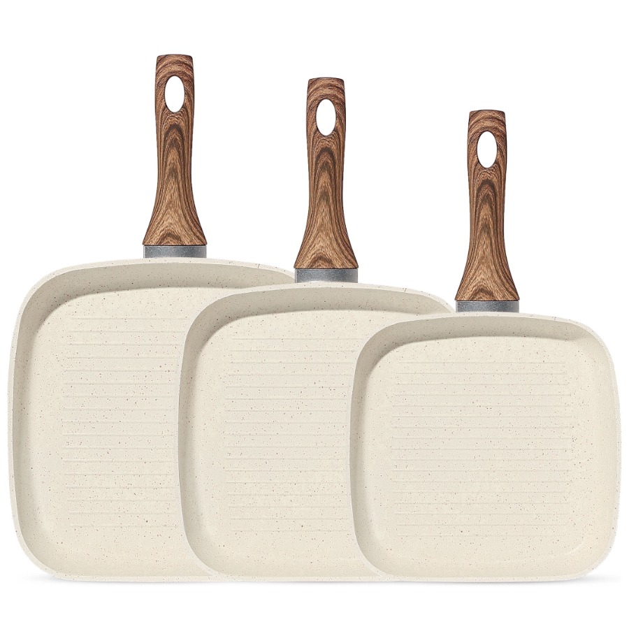 Camping Cooking Gifts - Non-Stick Cookware Set Square Frying Pan