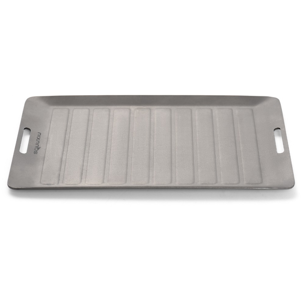 Camping Cooking Griddle - Durable Titanium Camping Grill Pan Lightweight