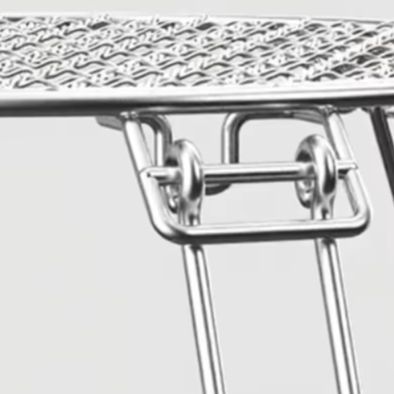 Camping Cooking Grate - Camping BBQ Grill Grate Foldable Stainless