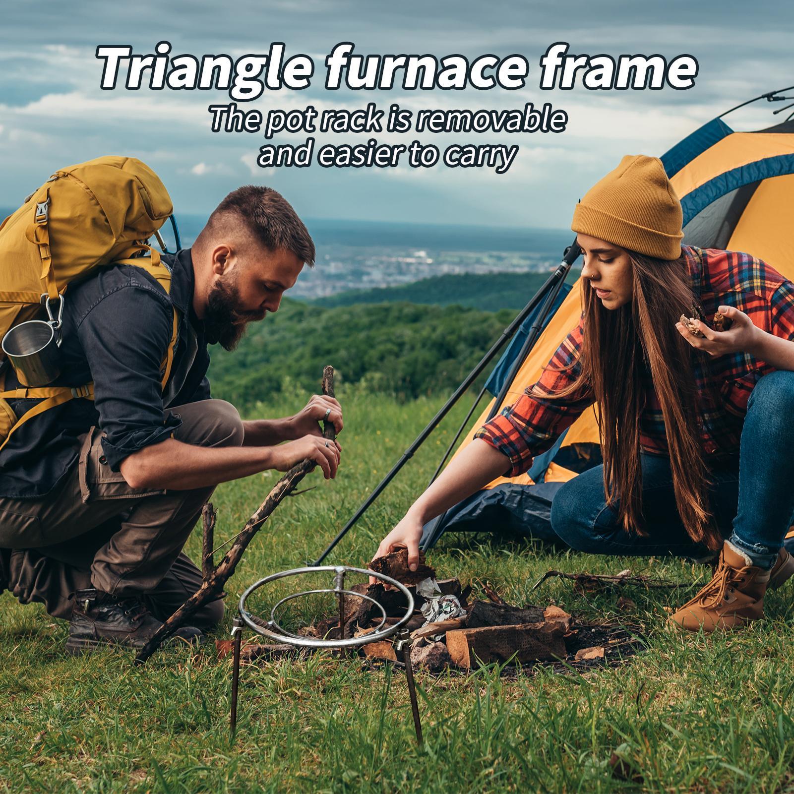 Camping Cooking Ovens - Camping Tripod For Cooking Triangle Stand