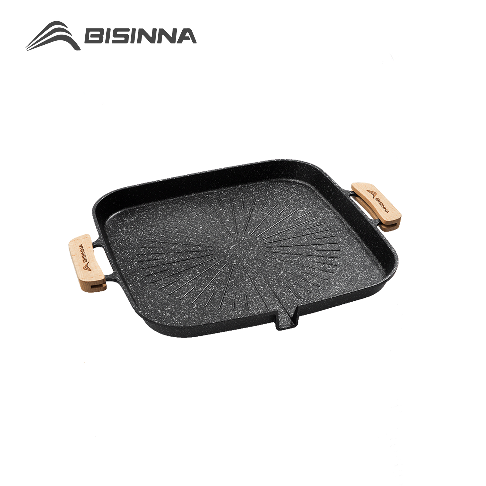 Camping Cooking Dishes - BISINNA Square BBQ Grill Pan Non