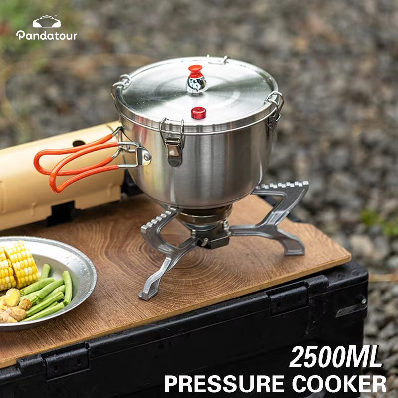Camping Cooking Gear - Pandatou Portable High Altitude Non-stick 304