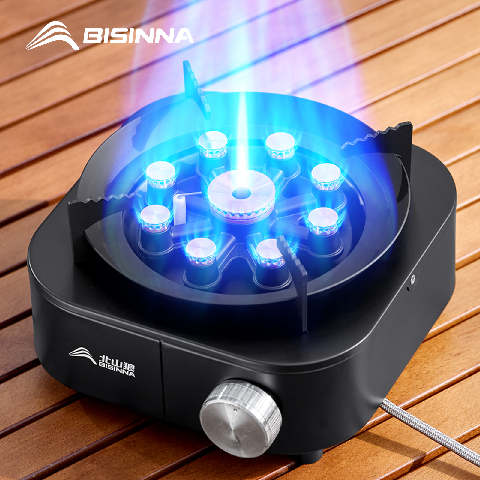 Camping Cooking Plate - BISINNA Portable Camping Gas Stove 10000W