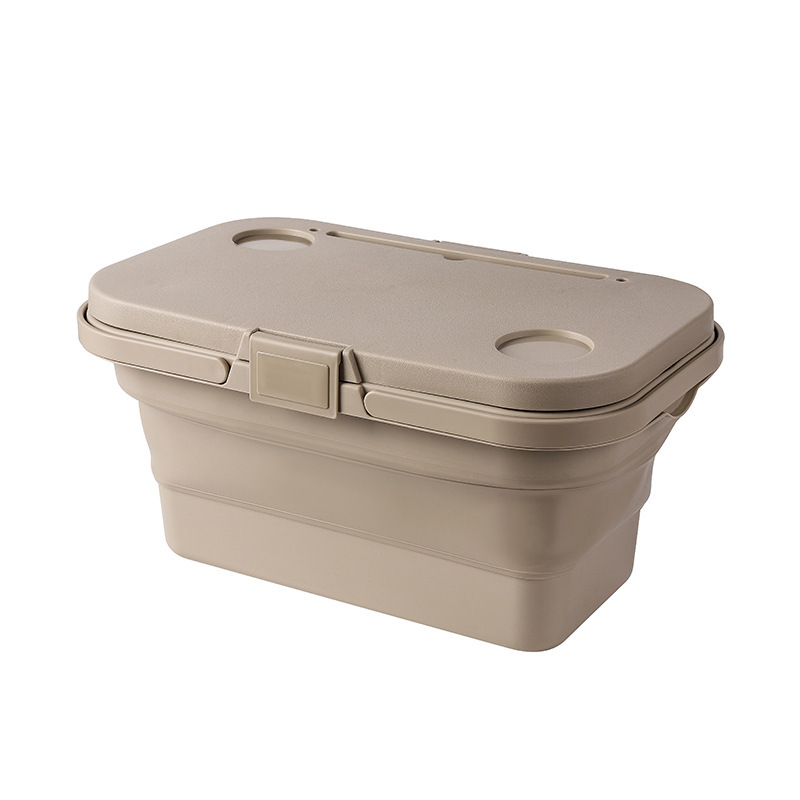 Camping Cooking Table With Storage - Folding Camping Box Multi-Functional Large-Capacity Picnic