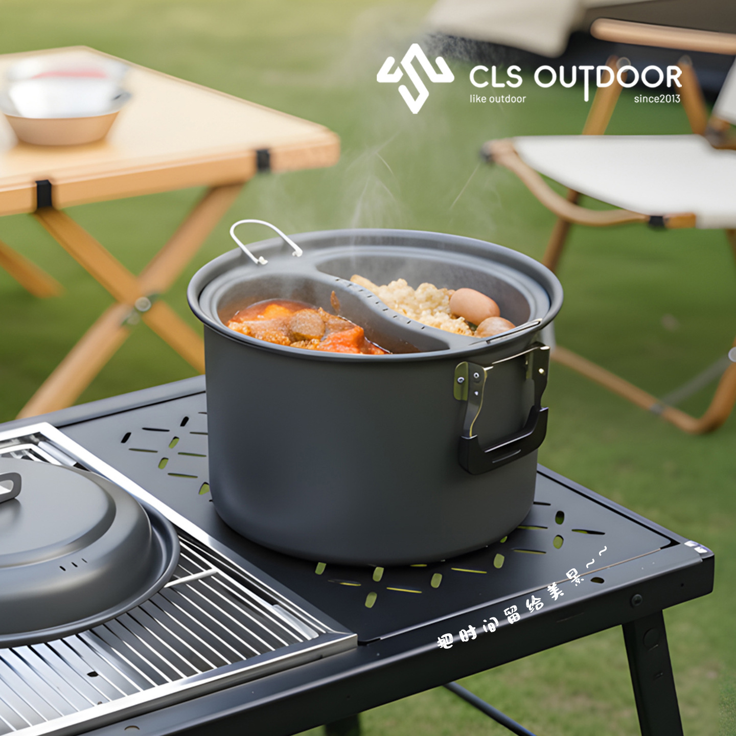 6.5L Large Capacity Mandarin D – обзор и цена Camping Cooking Pot Large