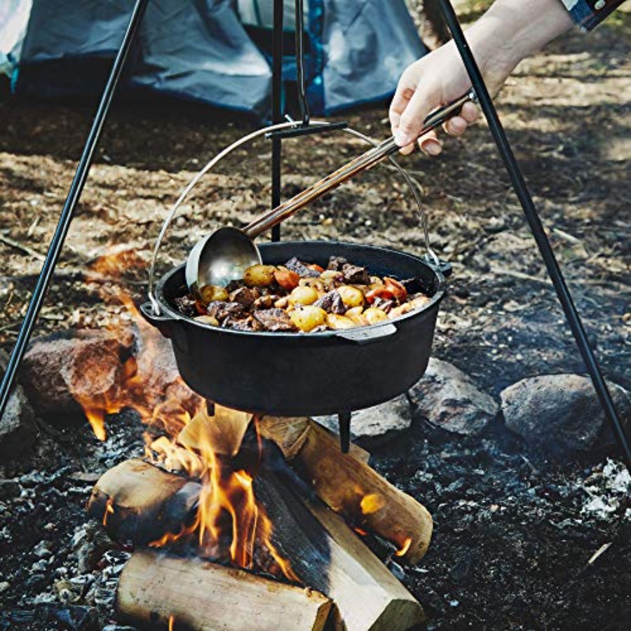 6Qt Cast Iron Camping Dutch Ov – обзор и цена Camping Cooking Ovens