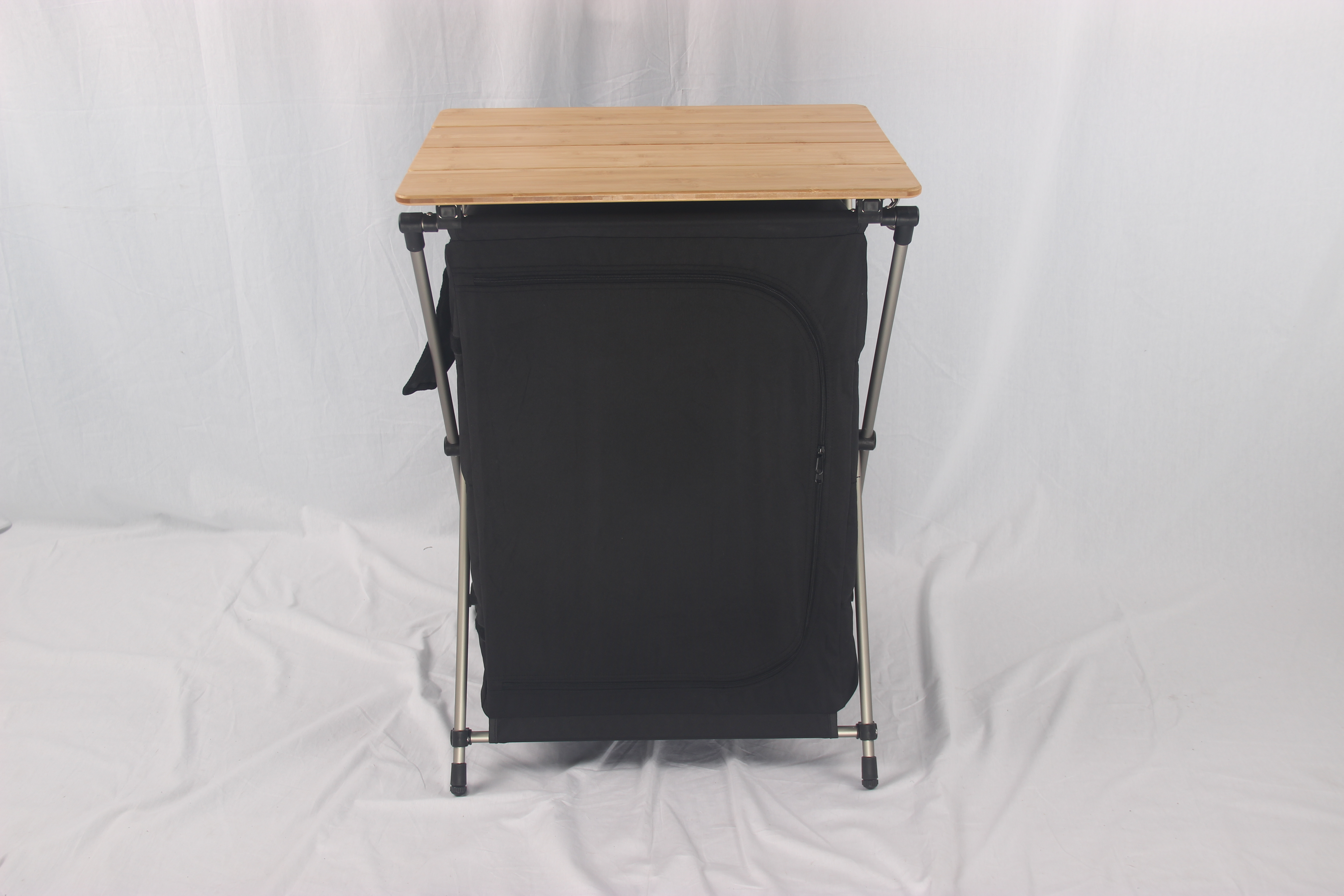 Outdoor camping solid wood bee – обзор и цена Camping Cooking Table With Storage