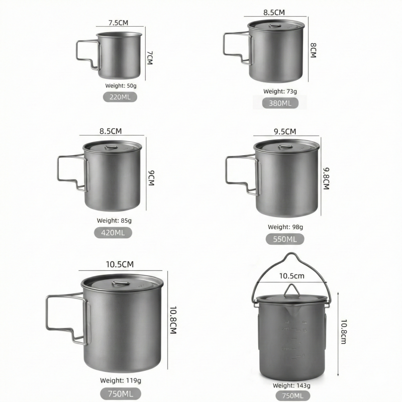 Titanium Camping Mug with Fold – обзор и цена Camping Cooking Organizer