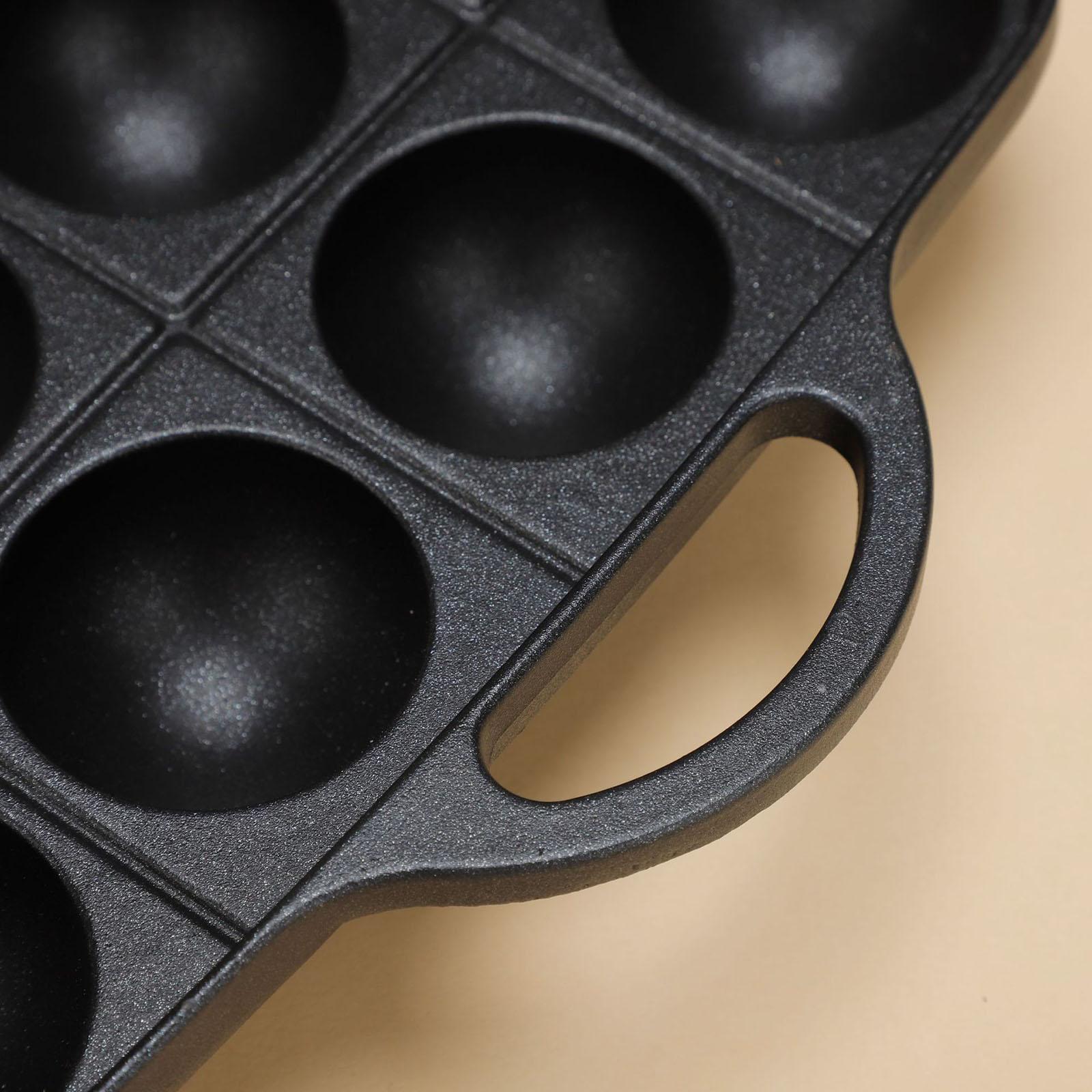 Takoyaki Grill Pan 16 Cavities – обзор и цена Camping Cooking Cast Iron