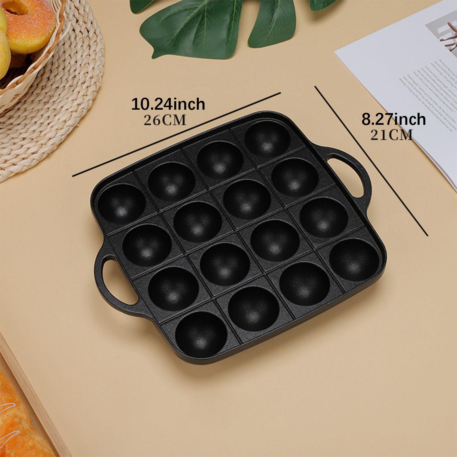 Takoyaki Grill Pan 16 Cavities – обзор и цена Camping Cooking Cast Iron