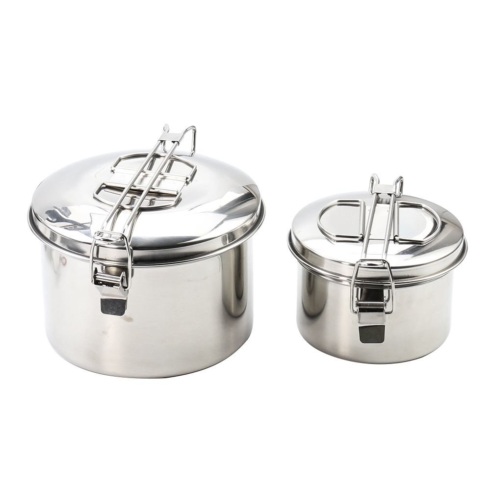 Stainless Steel Camping Hangin – обзор и цена Camping Cooking Pot With Lid