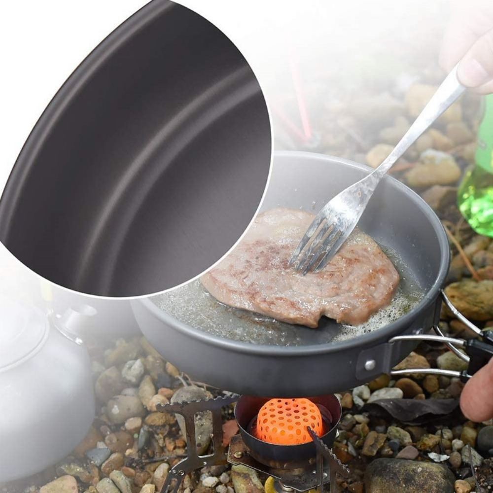 Lightweight Aluminum Alloy Out – обзор и цена Camping Cooking Pot Large