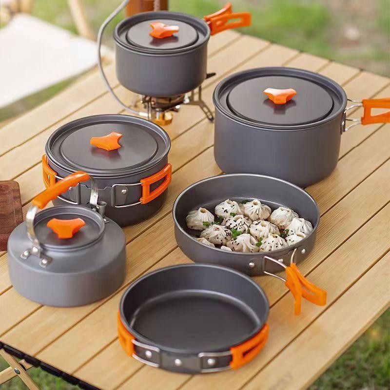 Portable Large Capacity Pot Co – обзор и цена Camping Cooking Pot Large