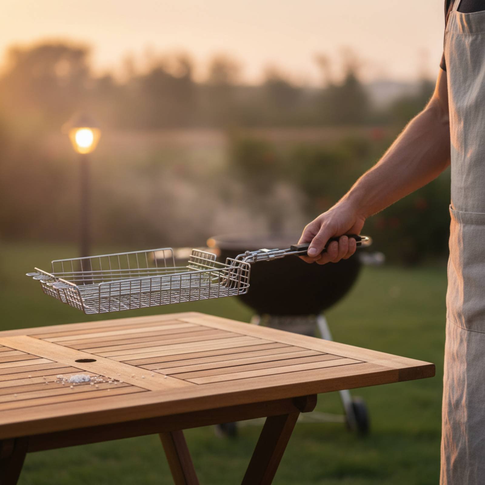 Wood Handle Grill Basket Porta – обзор и цена Camping Cooking Gear