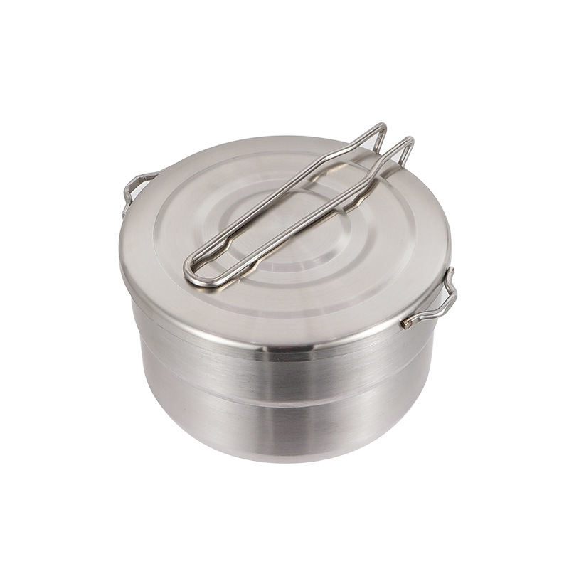 Outdoor Stainless Steel Cookin – обзор и цена Camping Cooking Pot With Lid