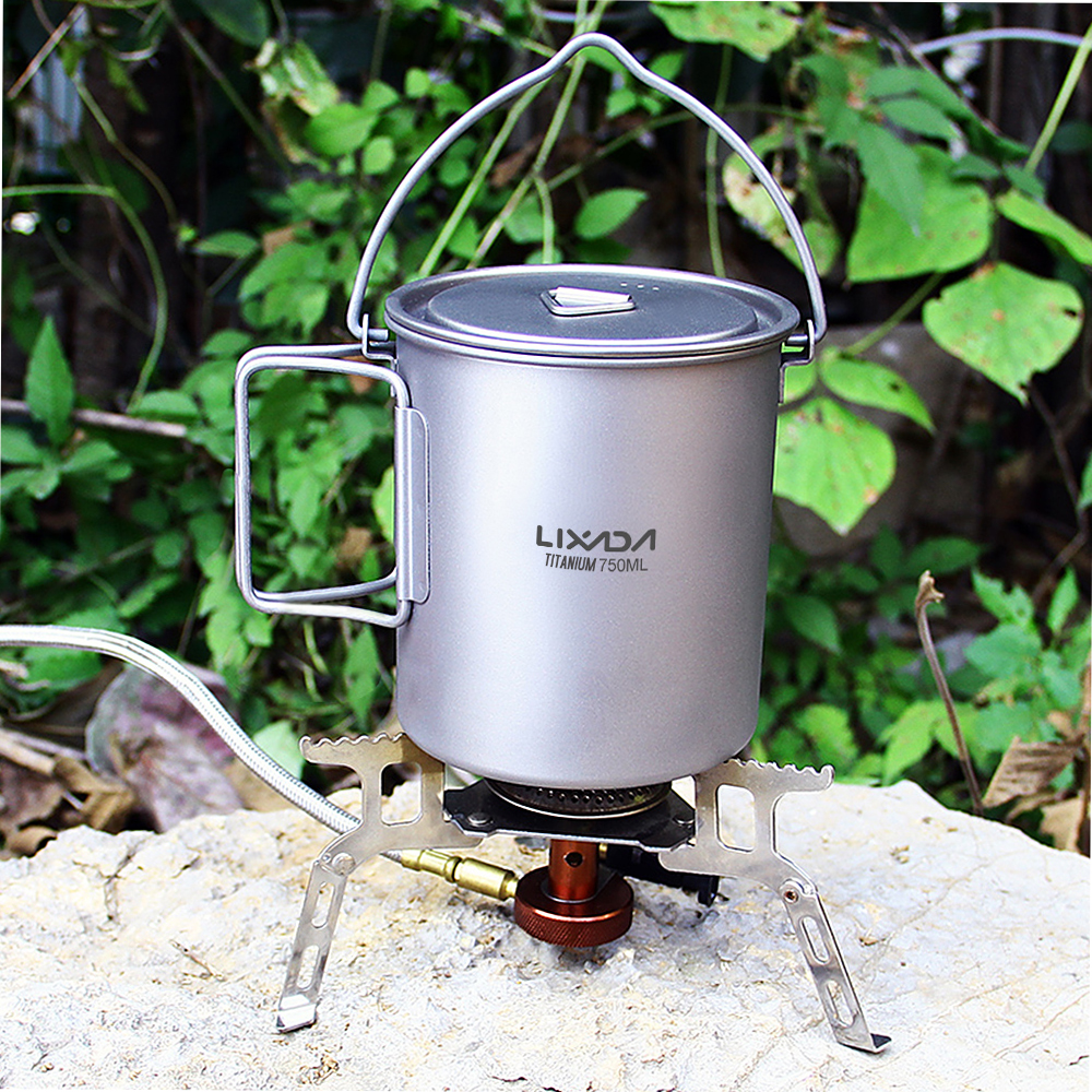 Ultralight 300ml/750ml Titaniu – обзор и цена Camping Cooking Pot With Lid