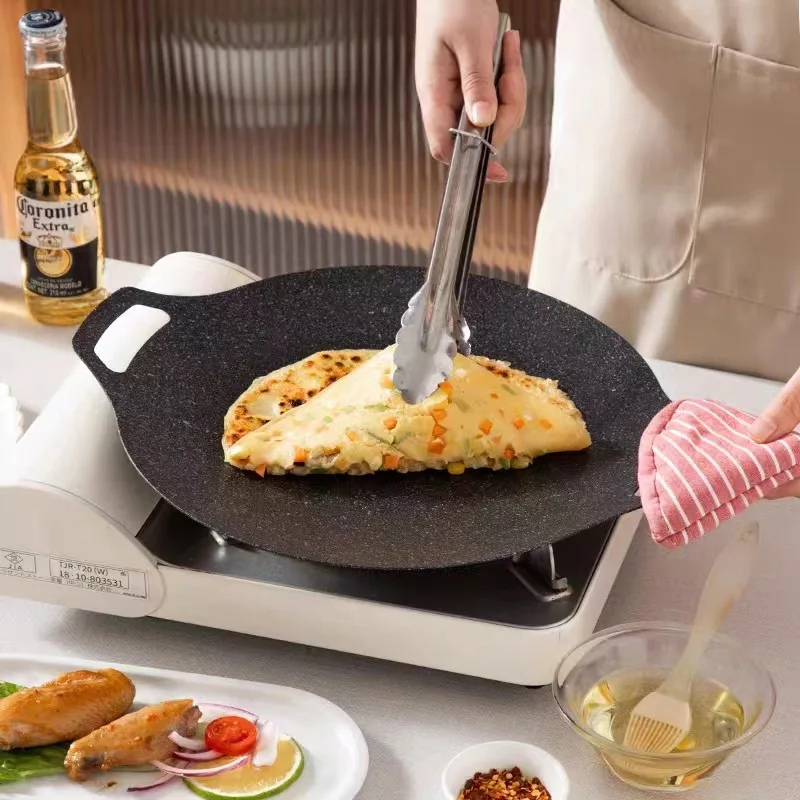 Portable Nonstick Frying Pan O – обзор и цена Camping Cooking Cast Iron