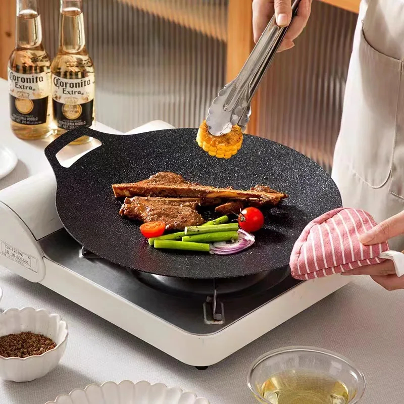 Portable Nonstick Frying Pan O – обзор и цена Camping Cooking Cast Iron