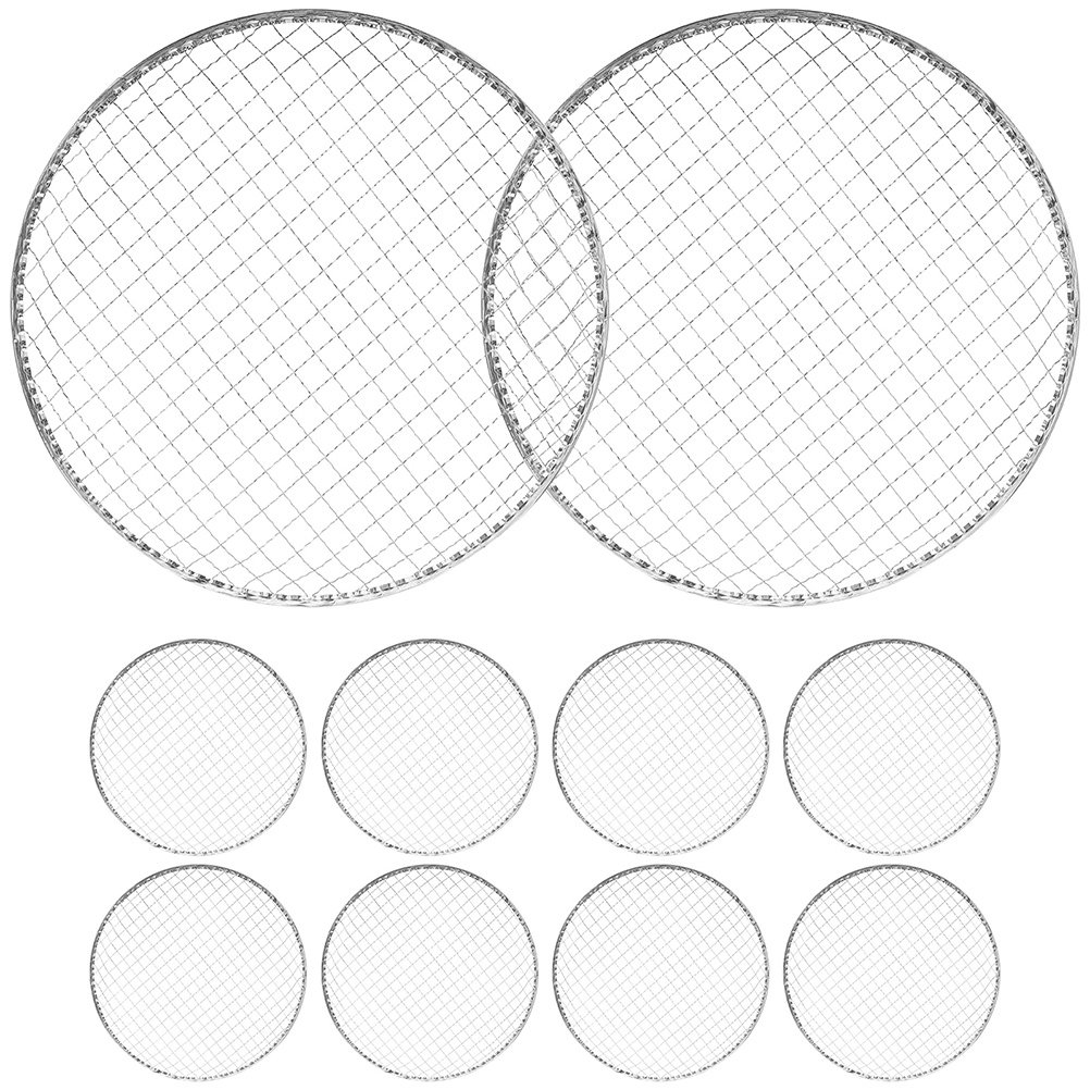 10Pcs Bbq Grill Mesh Fire Pit  – обзор и цена Camping Cooking Grate