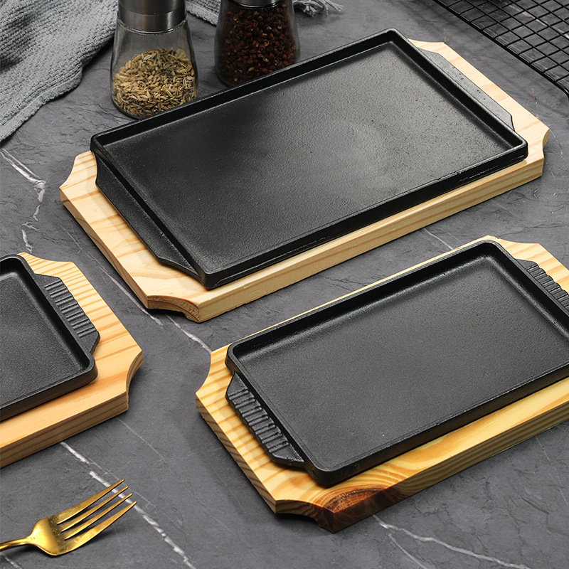 Cast Iron Teppanyaki Grill Pla – обзор и цена Camping Cooking Griddle