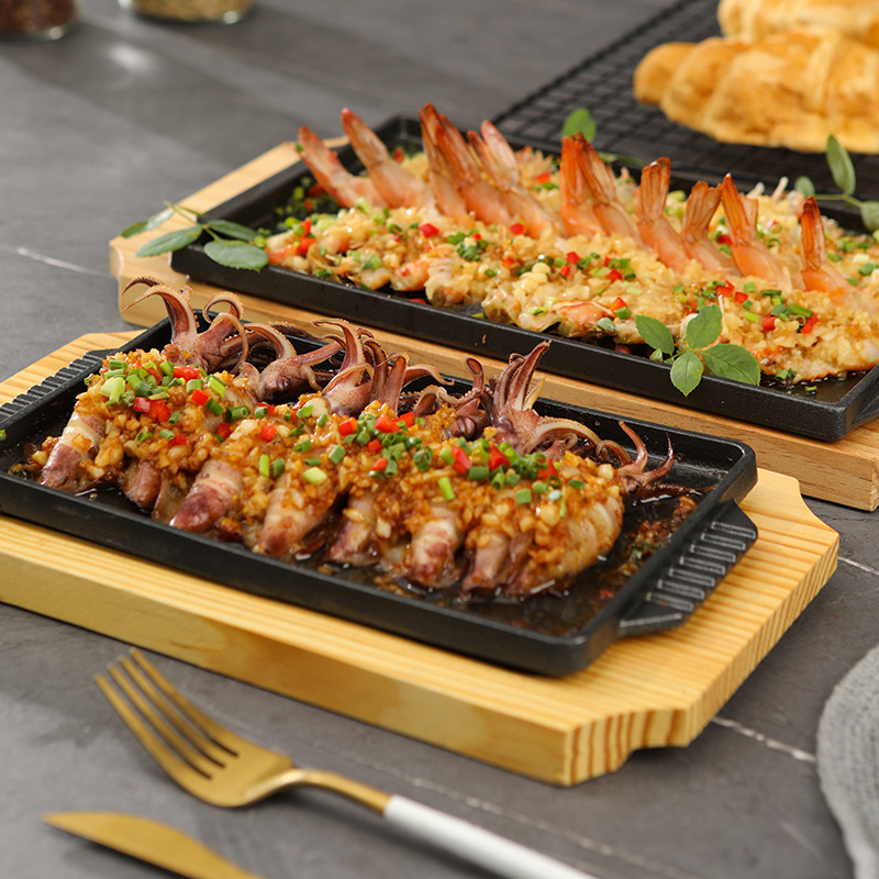 Cast Iron Teppanyaki Grill Pla – обзор и цена Camping Cooking Griddle