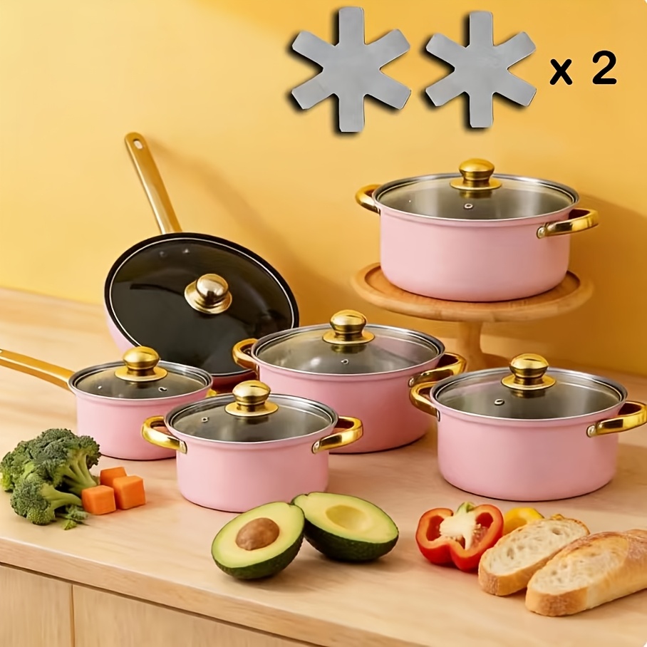 14pcs Stainless Steel Cookware – обзор и цена Camping Cooking Gifts