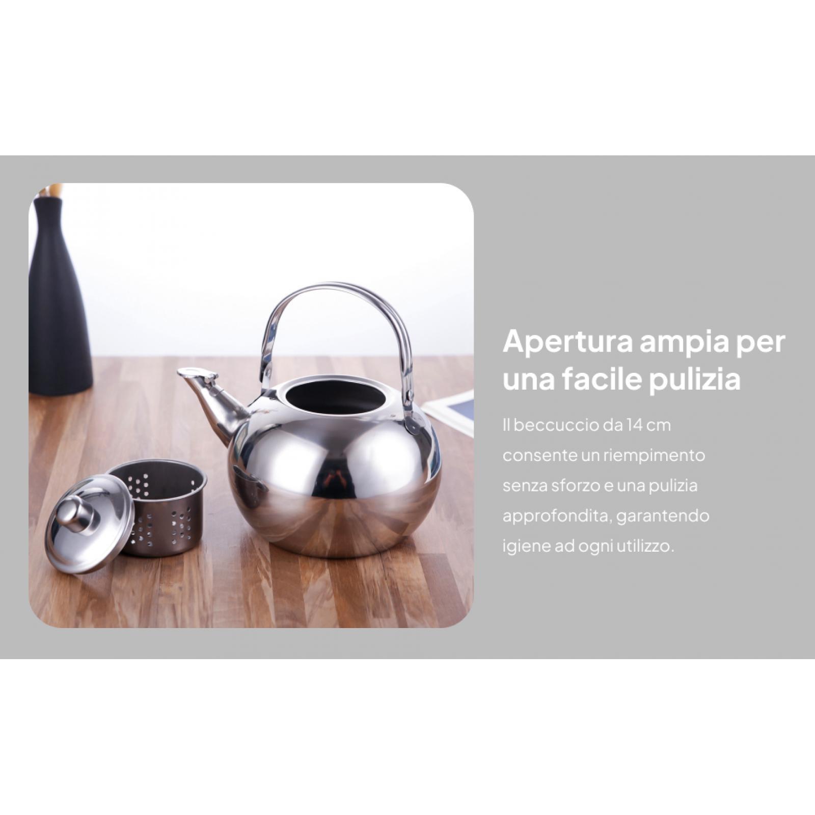Stainless Steel Tea Pot with A – обзор и цена Camping Cooking Pot Large
