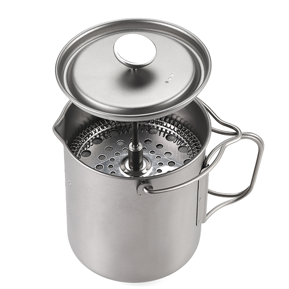 Ti Coffee Cup Lixada 750ml Tit – обзор и цена Camping Cooking Pot With Lid