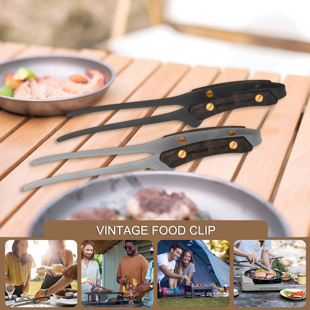 BBQ Grill Barbecue Tong Vintag – обзор и цена Vintage Camping Cooking Set