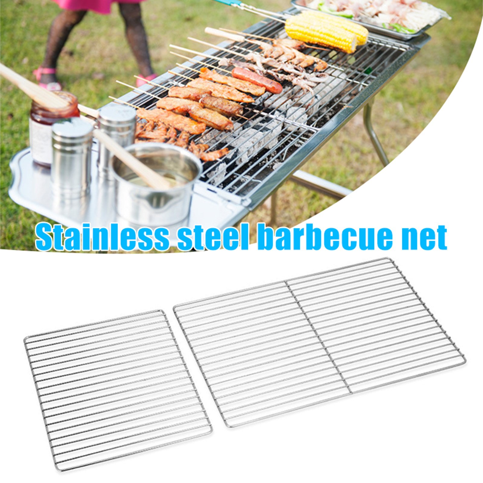 Stainless Steel BBQ Grill Grid – обзор и цена Camping Cooking Grate