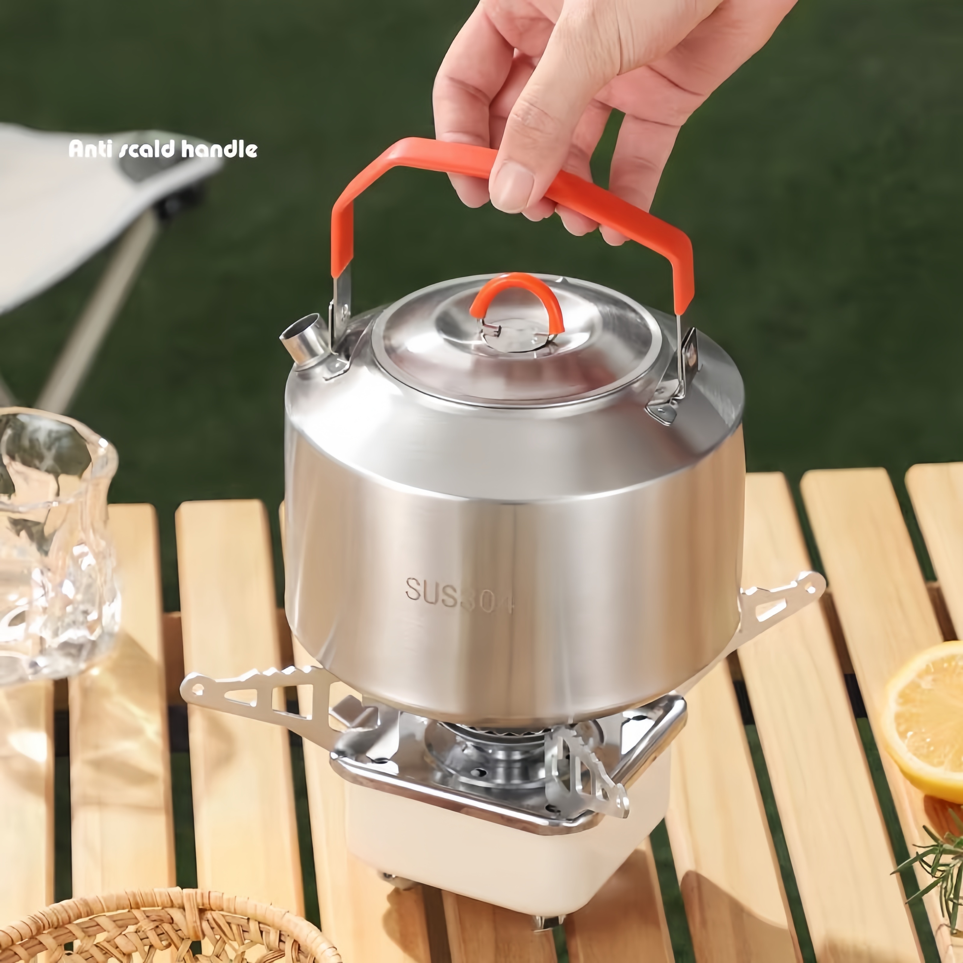 Durable Stainless Steel Campin – обзор и цена Camping Cooking Pot Large