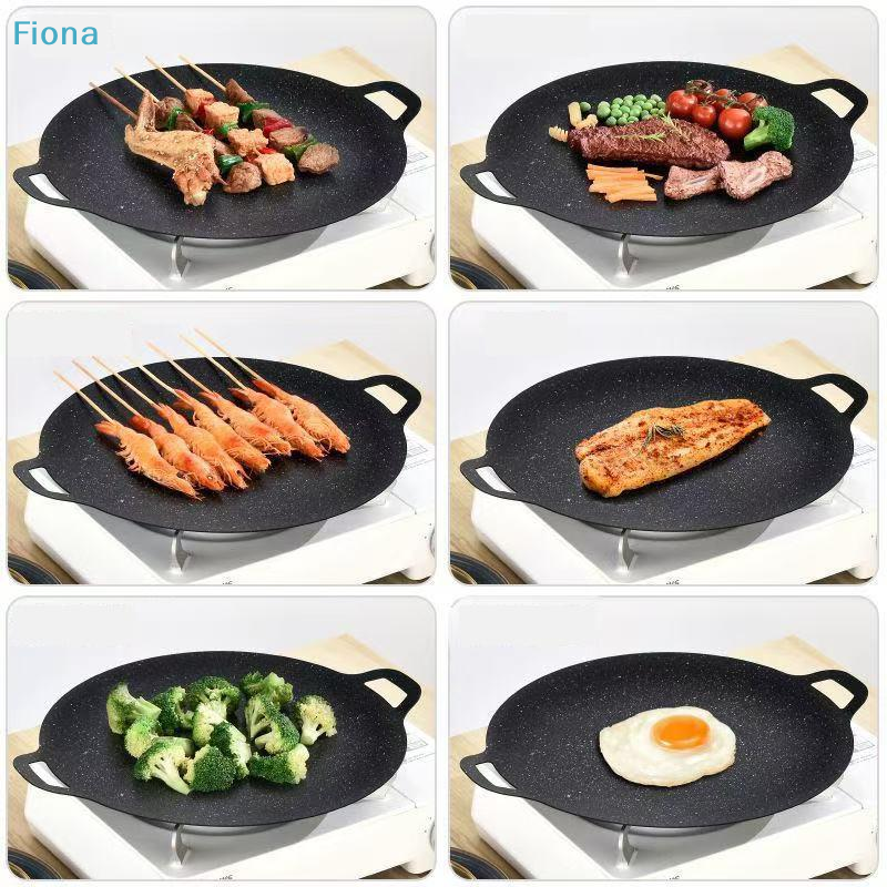✔Non-Stick BBQ Grill Pan with  – обзор и цена Camping Cooking Griddle