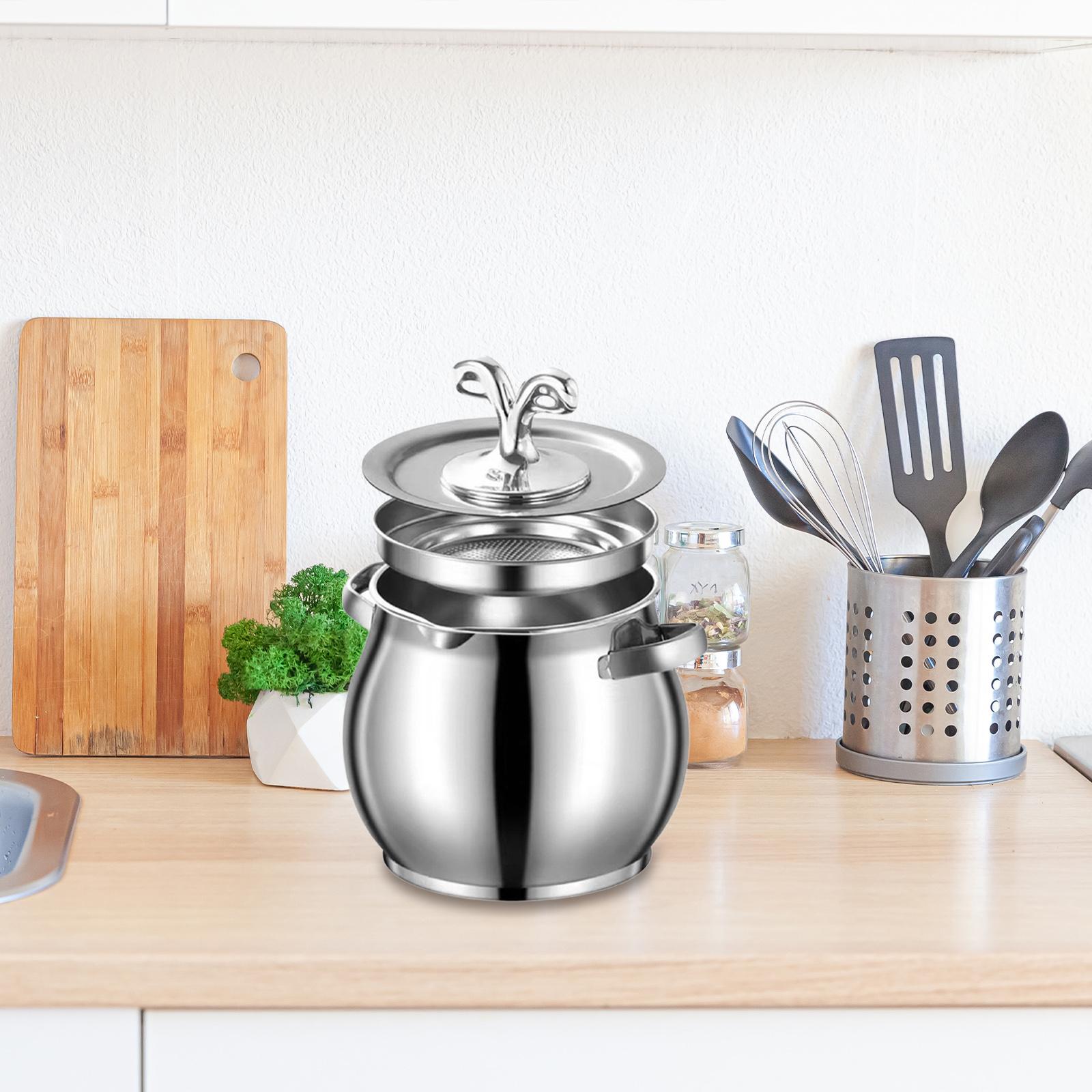Lard Container Pot with Dust A – обзор и цена Camping Cooking Pot With Lid