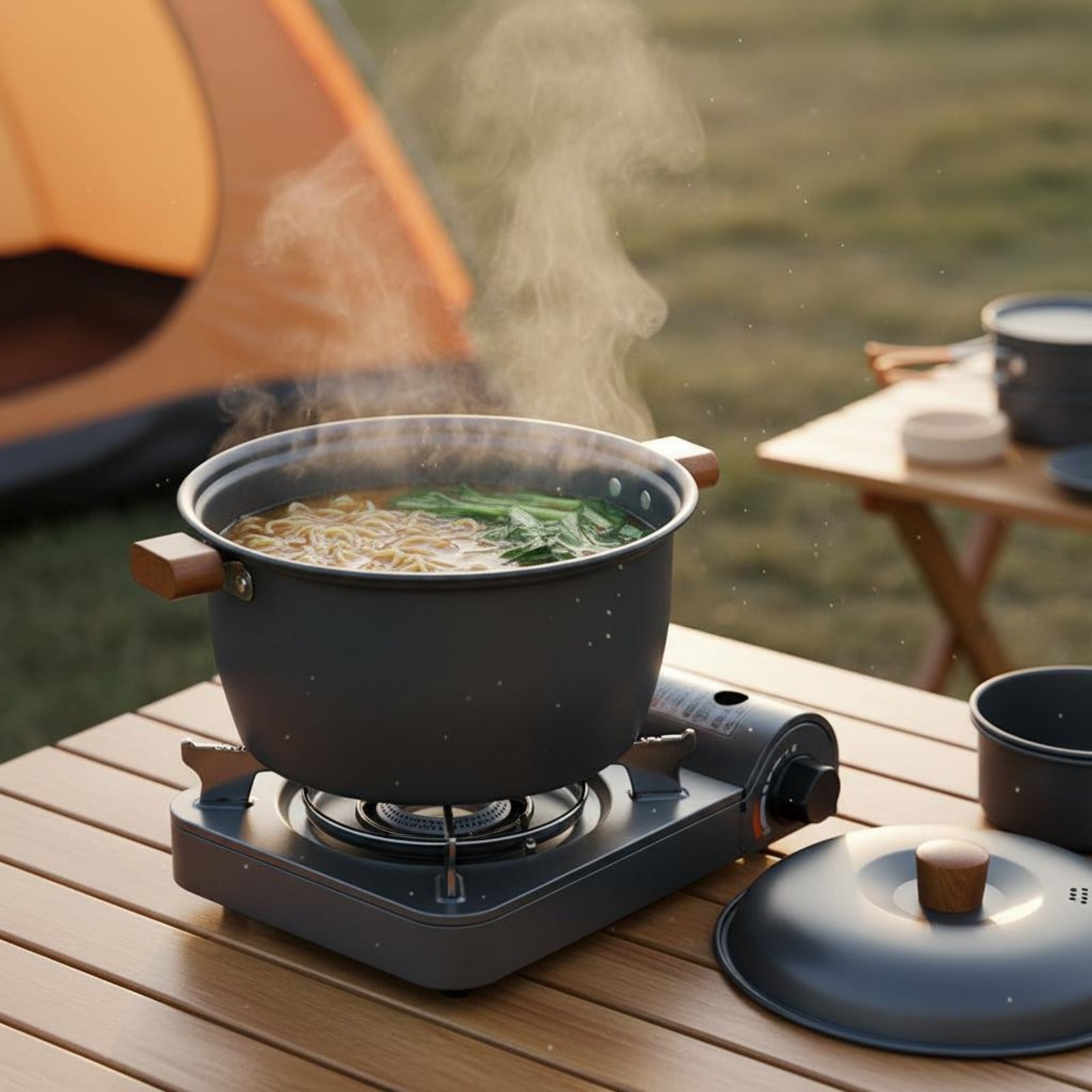 Outdoor Cooking Pot Large Capa – обзор и цена Camping Cooking Pot Large