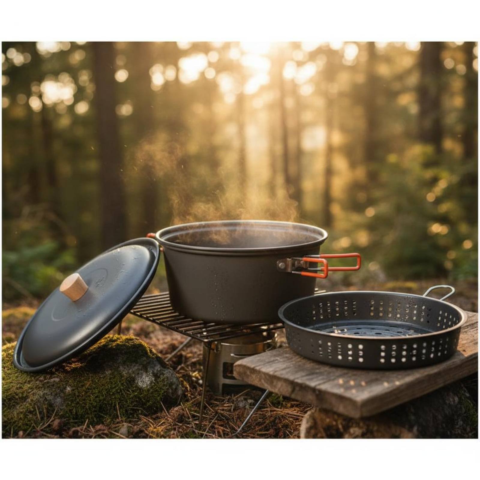 Outdoor Cooking Pot Large Capa – обзор и цена Camping Cooking Pot Large
