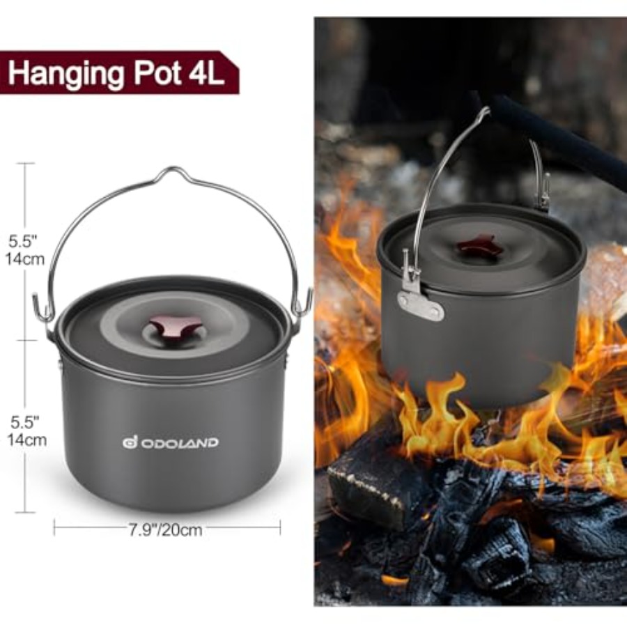 22pcs Camping Cookware Mess Ki – обзор и цена Camping Cooking Dishes