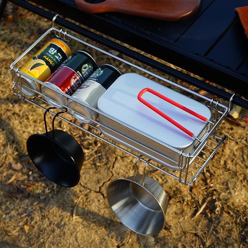 Aluminum IGT Table Side Storag – обзор и цена Camping Cooking Table With Storage