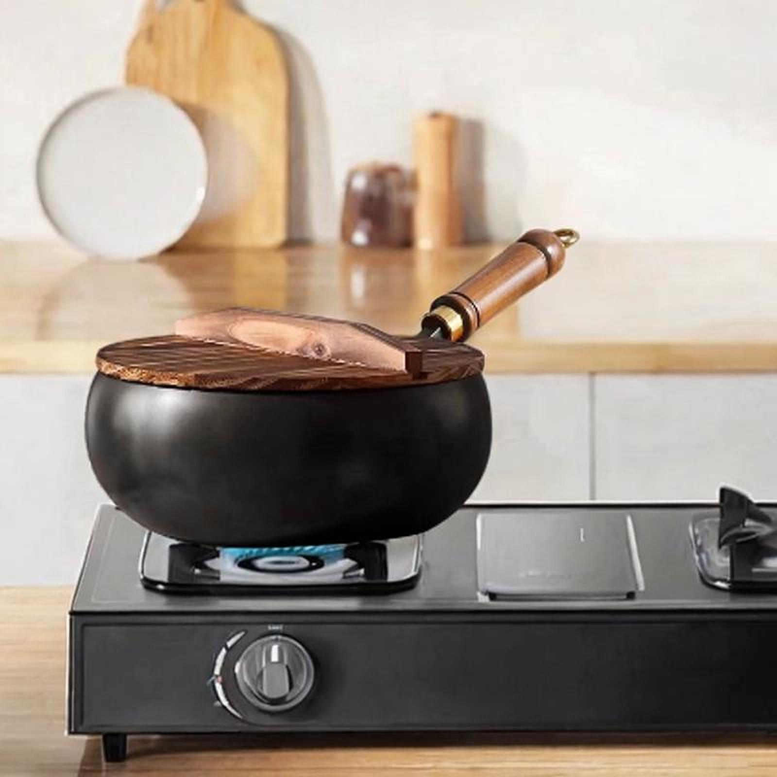 Non Coated Wok Chinese Wok Woo – обзор и цена Camping Cooking Cast Iron