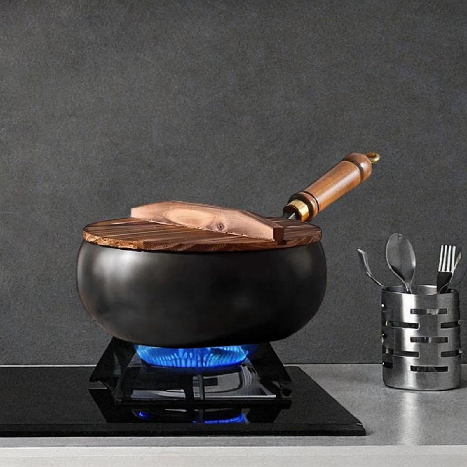 Non Coated Wok Chinese Wok Woo – обзор и цена Camping Cooking Cast Iron