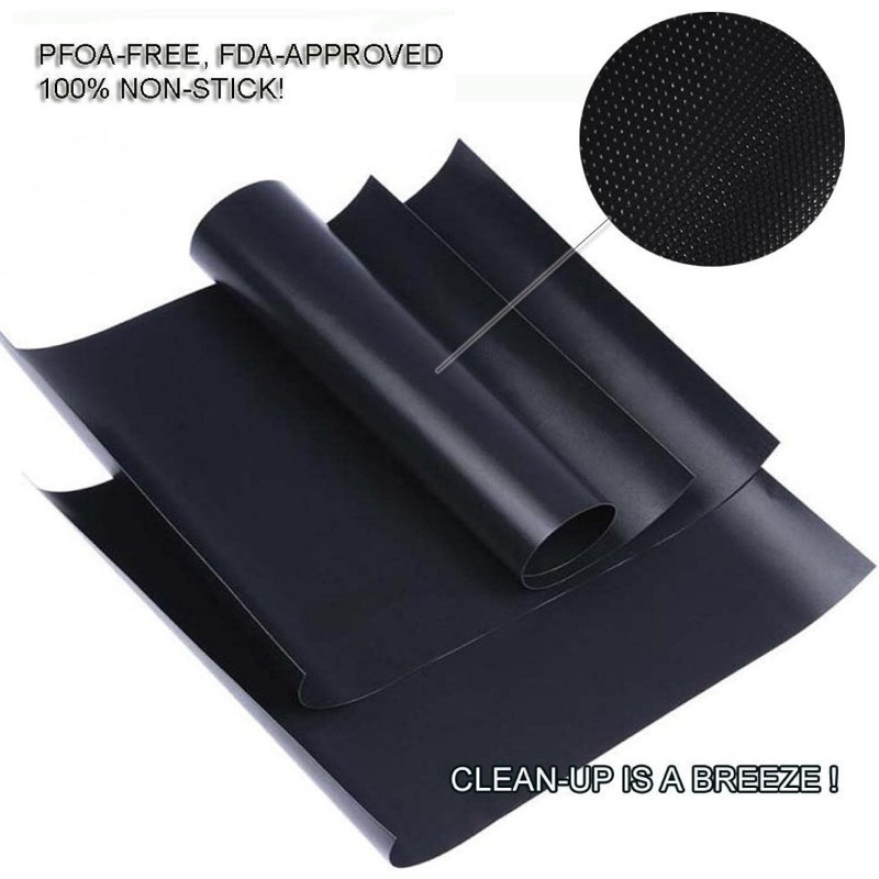 5pcs Non-Stick BBQ Grill Mat S – обзор и цена Camping Cooking Griddle
