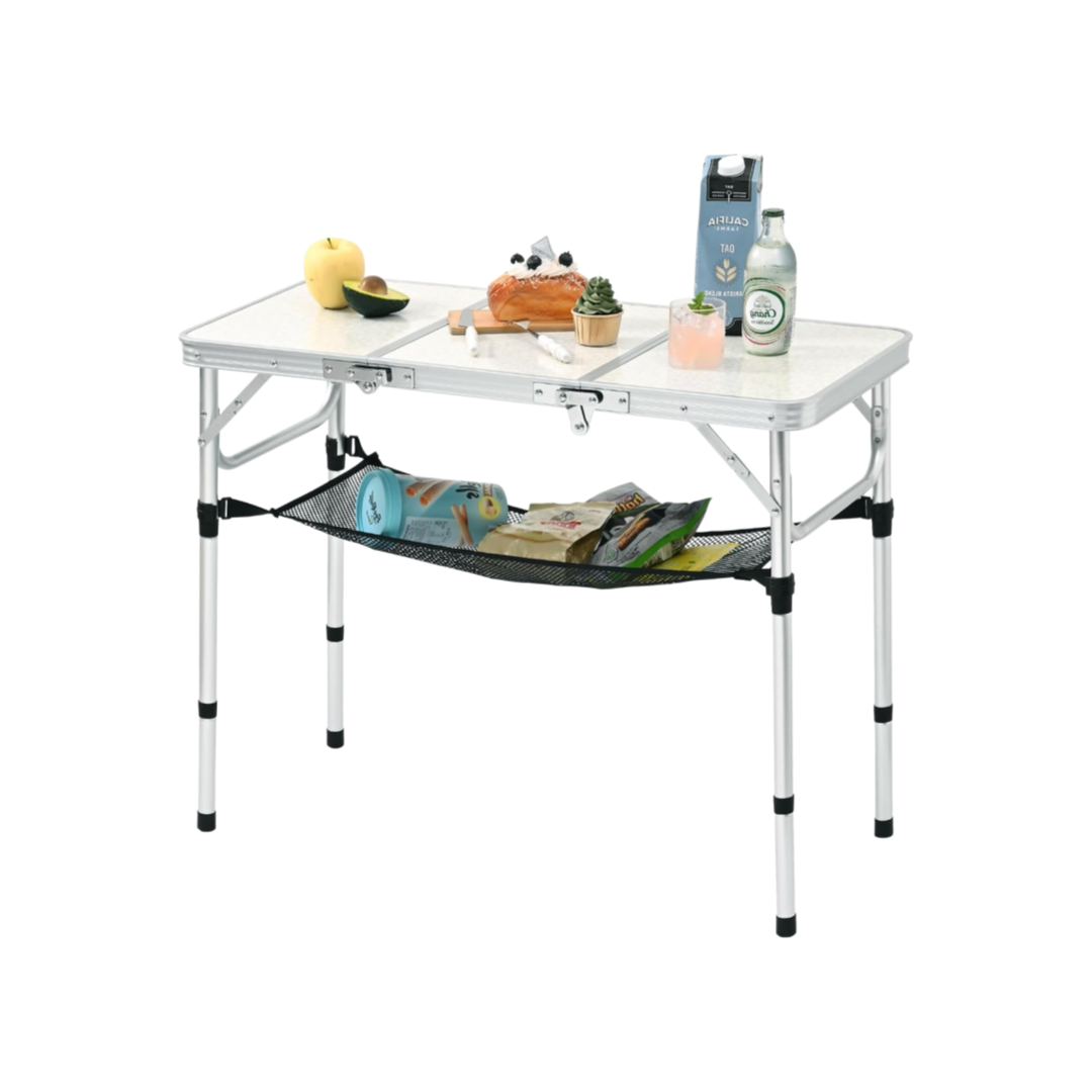 Folding Camping Table With Sto – обзор и цена Camping Cooking Table With Storage