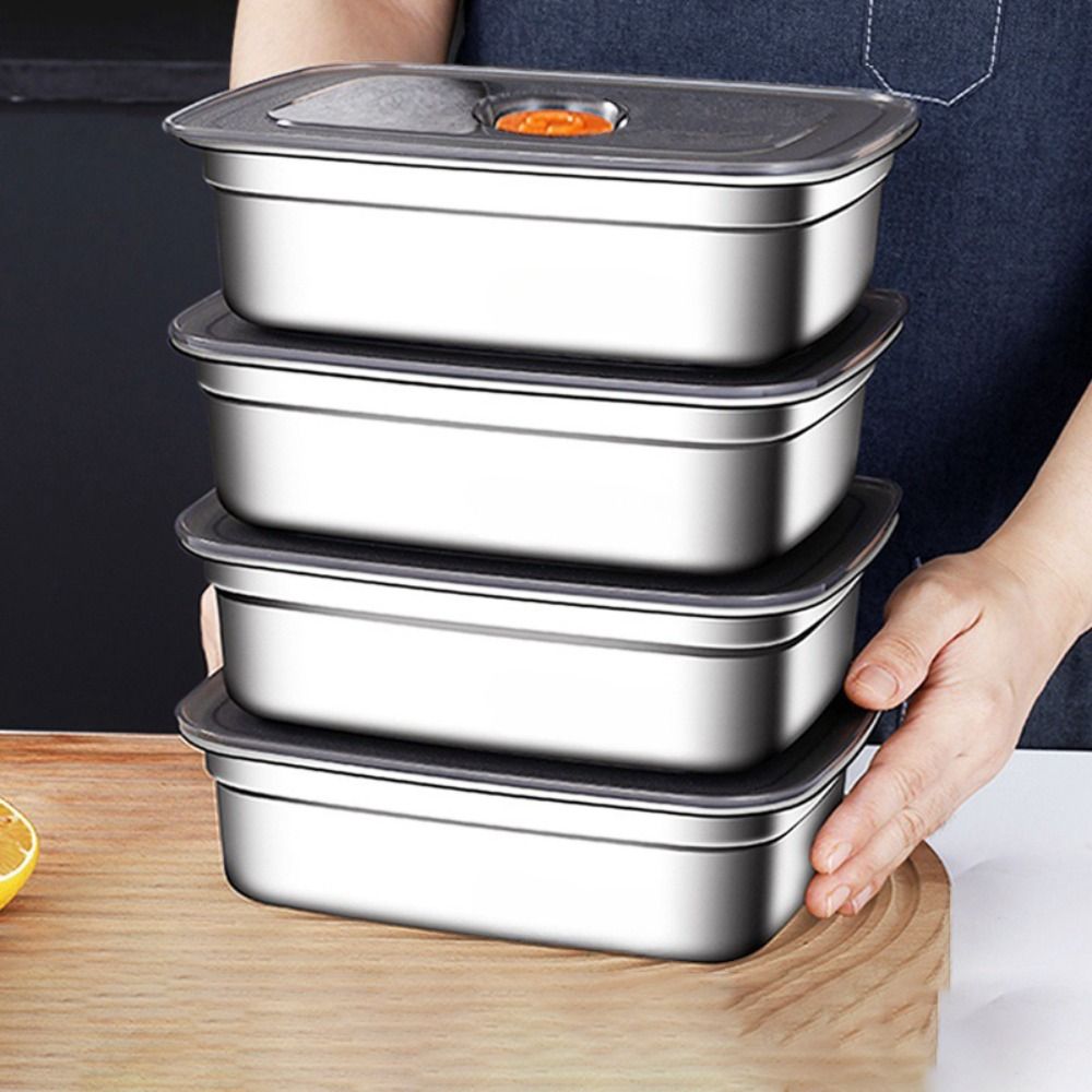 Stainless Steel Lunch Box Bent – обзор и цена Camping Cooking Organizer