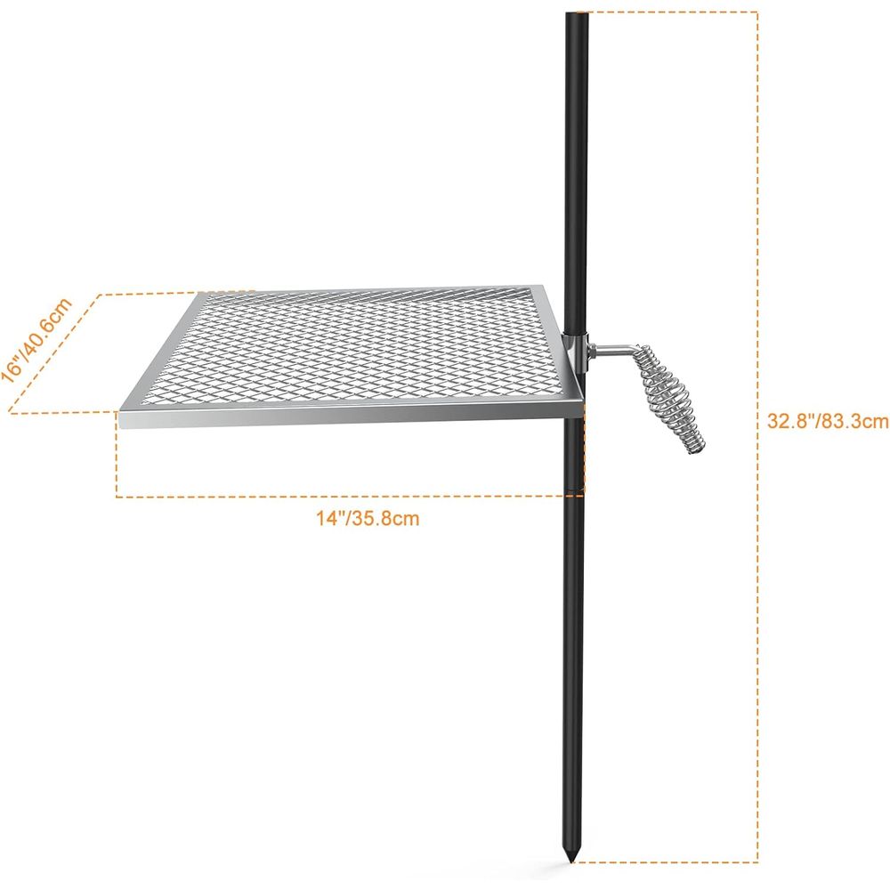 Adjustable Open Fire Grill Gra – обзор и цена Camping Cooking Grate