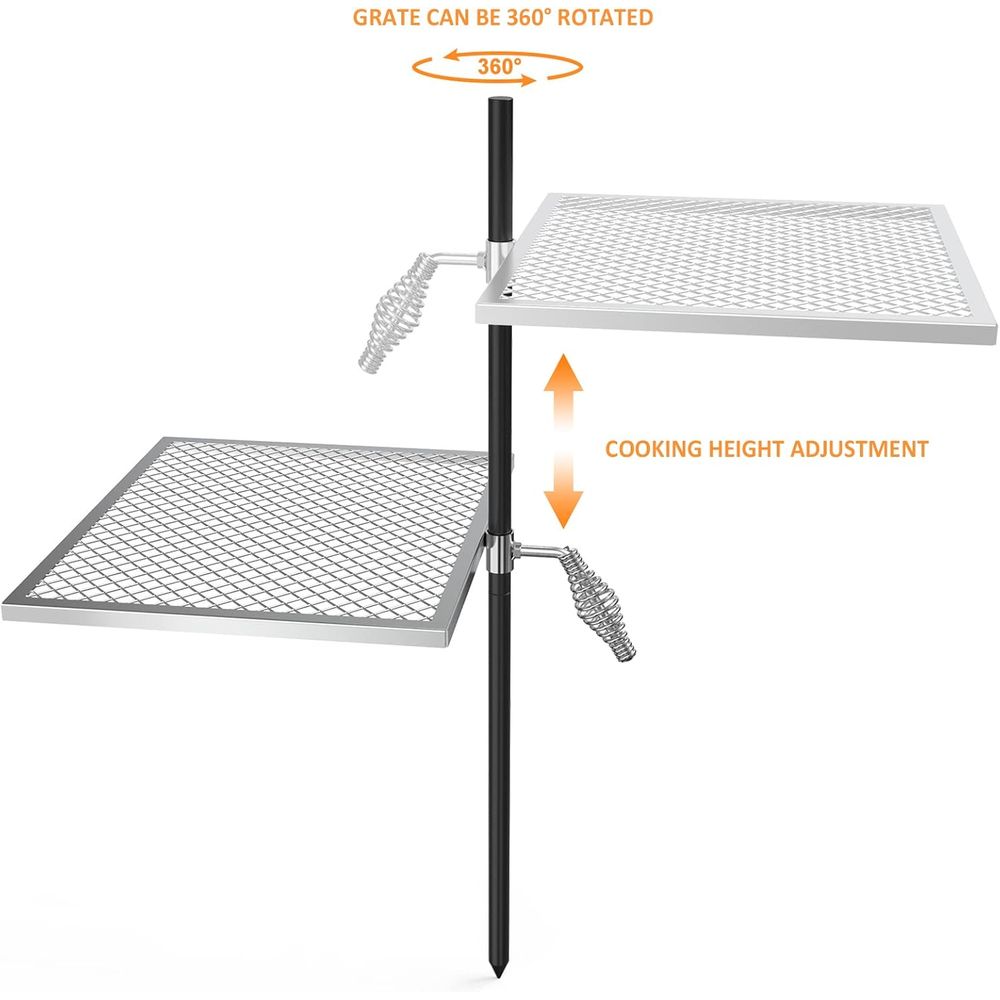 Adjustable Open Fire Grill Gra – обзор и цена Camping Cooking Grate