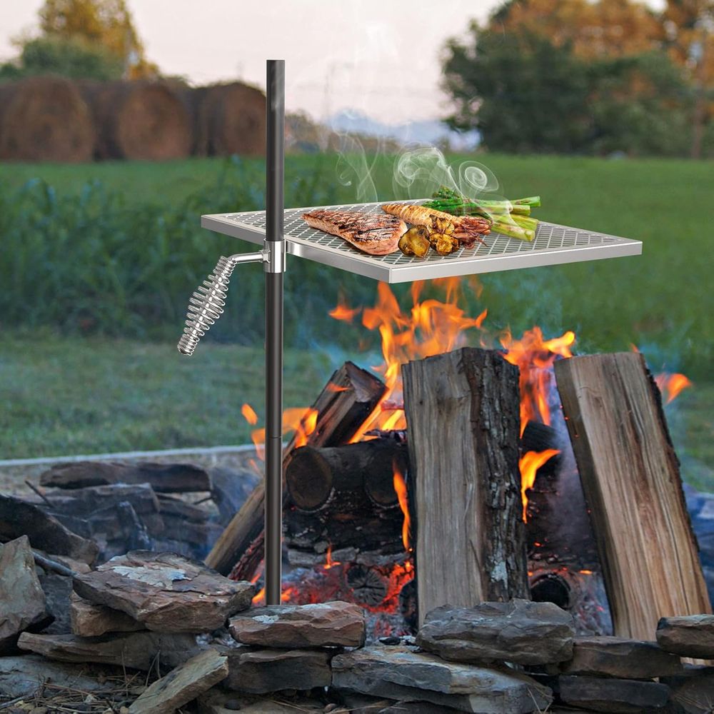Adjustable Open Fire Grill Gra – обзор и цена Camping Cooking Grate
