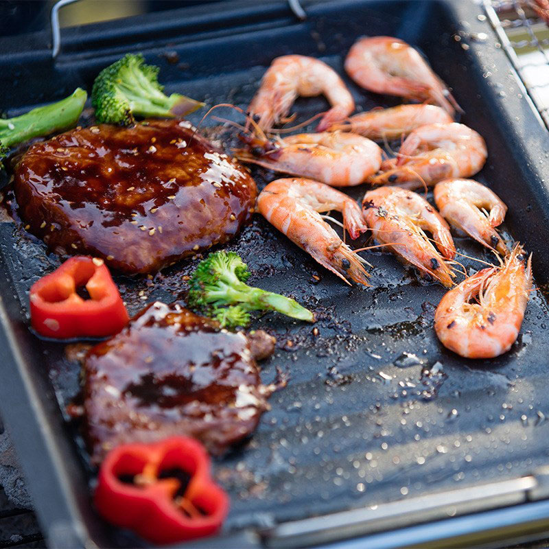 Outdoors Thick Square Grill Pa – обзор и цена Camping Cooking Plate