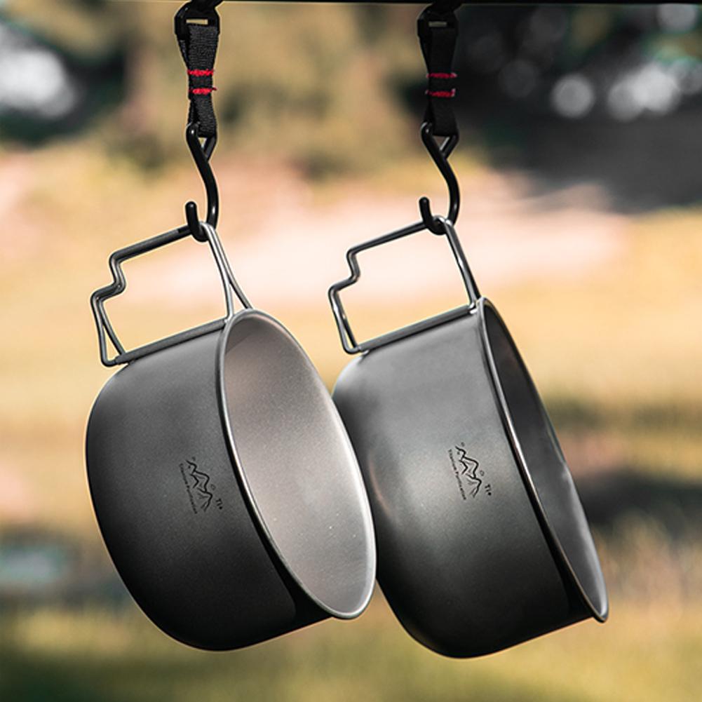 Titanium Hanging Pot Lightweig – обзор и цена Camping Cooking Pot With Lid