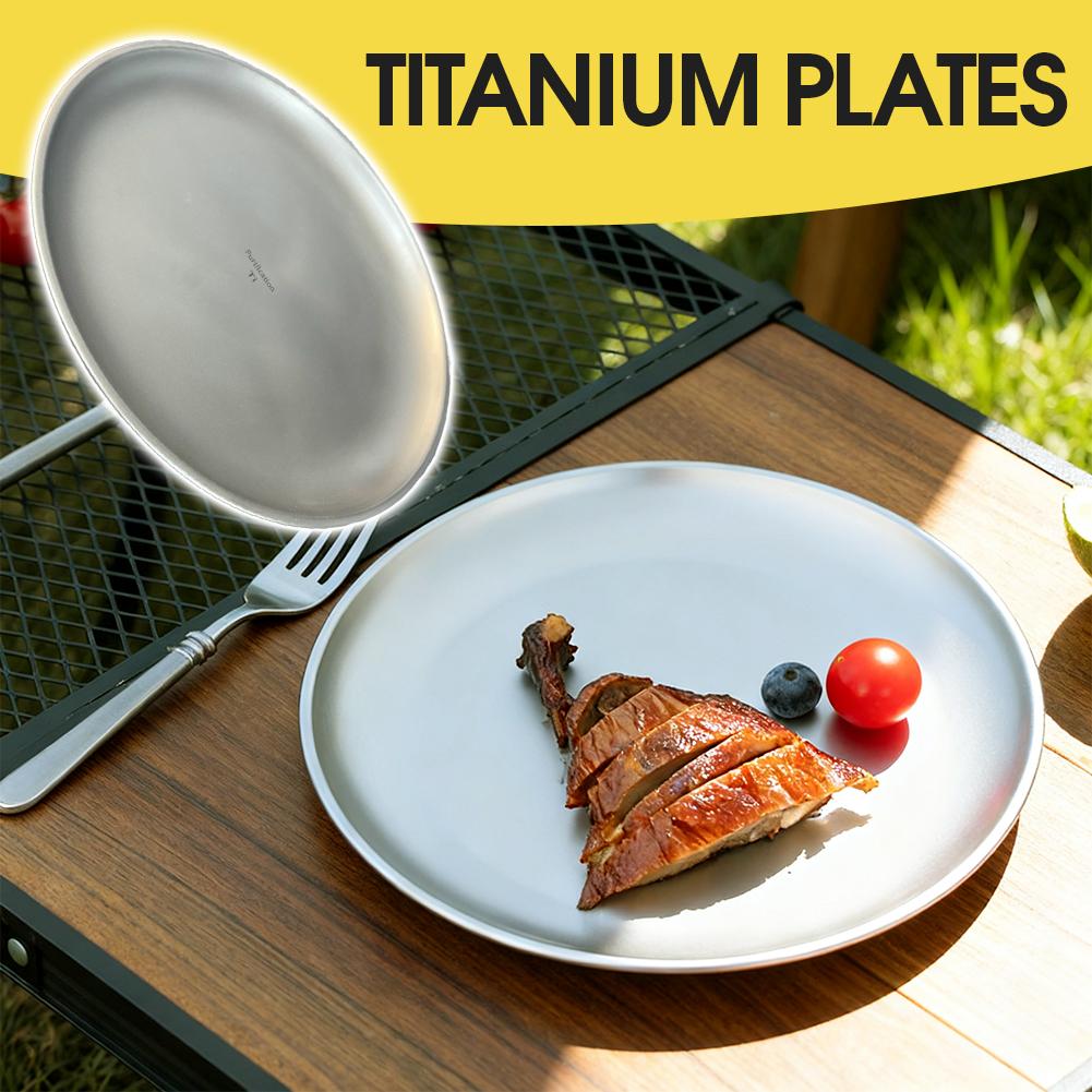 Pure Titanium Camping Plate Ul – обзор и цена Camping Cooking Dishes