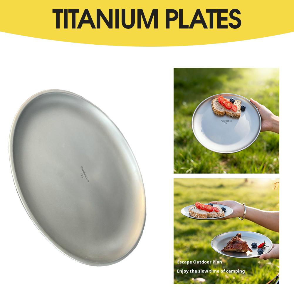 Pure Titanium Camping Plate Ul – обзор и цена Camping Cooking Dishes