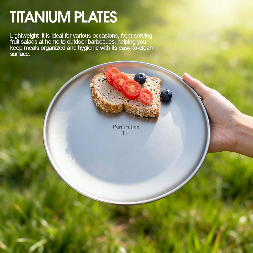 Pure Titanium Camping Plate Ul – обзор и цена Camping Cooking Dishes